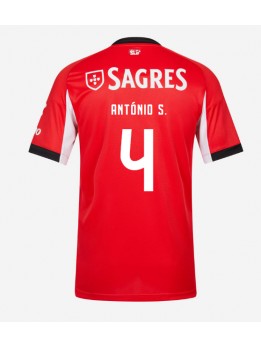 Benfica Antonio Silva #4 Replika Hemmakläder 2025-26 Kortärmad Benfica Antonio Silva #4 Replika Hemmakläder 2025-26 Kortärmad